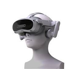 Casque �� bandelette blanc